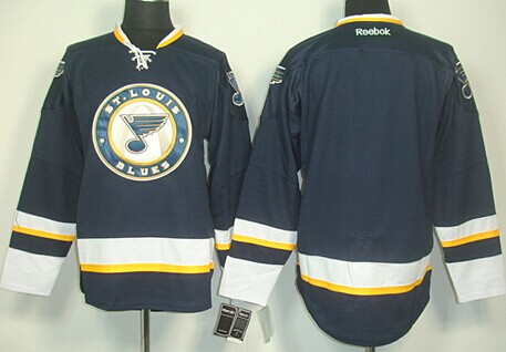 St. Louis Blues Blank Navy Blue Third Jersey St. Louis Blues Blank Navy Blue Third Jersey