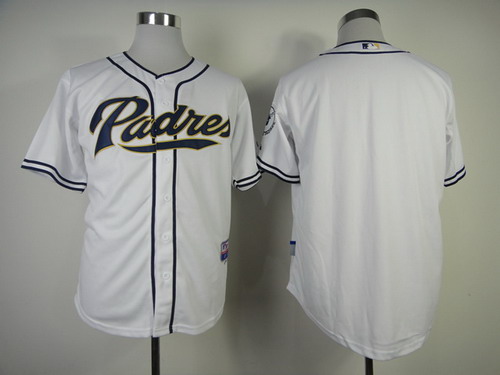 San Diego Padres Blank White Jersey San Diego Padres Blank White Jersey