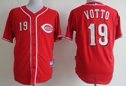 Cincinnati Reds #19 Joey Votto Red Jersey Cincinnati Reds #19 Joey Votto Red Jersey