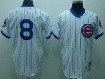 Chicago Cubs #8 Andre Dawson 1987 White Throwback Jersey Chicago Cubs #8 Andre Dawson 1987 White Throwback Jersey
