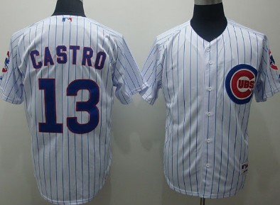 Chicago Cubs #13 Starlin Castro White Jersey Chicago Cubs #13 Starlin Castro White Jersey