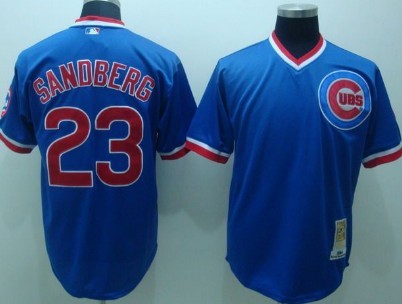 Chicago Cubs #23 Ryne Sandberg 1984 Blue Throwback Jersey Chicago Cubs #23 Ryne Sandberg 1984 Blue Throwback Jersey