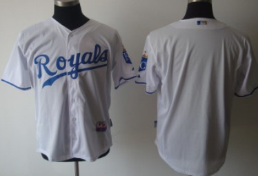 Kansas City Royals Blank White Jersey Kansas City Royals Blank White Jersey