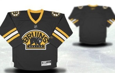 Boston Bruins Youths Customized Black Third Jersey Boston Bruins Youths Customized Black Third Jersey