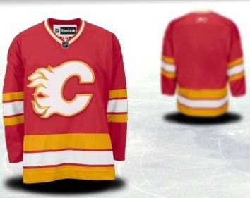 Calgary Flames Mens Customized Red Third Jersey Calgary Flames Mens Customized Red Third Jersey
