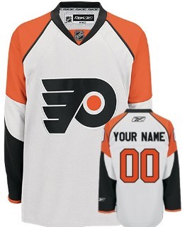 Philadelphia Flyers Mens Customized White Jersey Philadelphia Flyers Mens Customized White Jersey