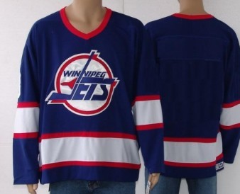 Winnipeg Jets Mens Customized Blue CCM Jersey Winnipeg Jets Mens Customized Blue CCM Jersey