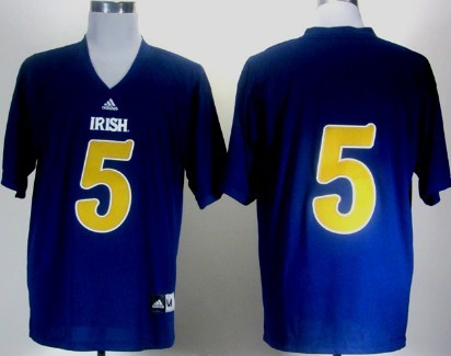 Notre Dame Fighting Irish #5 Everett Golson 2012 Shamrock Series Navy Blue Jersey Notre Dame Fighting Irish #5 Everett Golson 2012 Shamrock Series Navy Blue Jersey