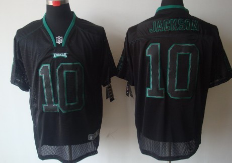 Nike Philadelphia Eagles #10 DeSean Jackson Lights Out Black Elite Jersey Nike Philadelphia Eagles #10 DeSean Jackson Lights Out Black Elite Jersey