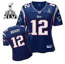 New England Patriots #12 Tom Brady Blue Womens 2012 Super Bowl XLVI Jersey  New England Patriots #12 Tom Brady Blue Womens 2012 Super Bowl XLVI Jersey