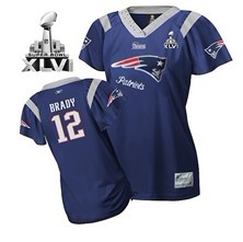 New England Patriots #12 Tom Brady 2011 Blue Womens Field Flirt Fashion 2012 Super Bowl XLVI Jersey  New England Patriots #12 Tom Brady 2011 Blue Womens Field Flirt Fashion 2012 Super Bowl XLVI Jersey