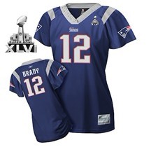 New England Patriots #12 Tom Brady Blue Womens Field Flirt Fashion 2012 Super Bowl XLVI Jersey  New England Patriots #12 Tom Brady Blue Womens Field Flirt Fashion 2012 Super Bowl XLVI Jersey