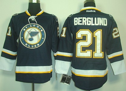 St. Louis Blues #21 Patrik Berglund Navy Blue Third Jersey  St. Louis Blues #21 Patrik Berglund Navy Blue Third Jersey