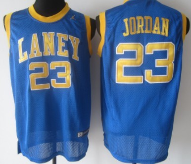 Emsley A. Laney High School #23 Michael Jordan Blue Jersey Emsley A. Laney High School #23 Michael Jordan Blue Jersey