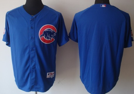 Chicago Cubs Blank Blue Jersey  Chicago Cubs Blank Blue Jersey