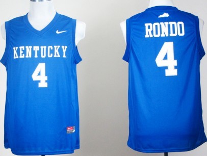 Kentucky Wildcats #4 Rajon Rondo Royal Blue College Basketball Jersey Kentucky Wildcats #4 Rajon Rondo Royal Blue College Basketball Jersey
