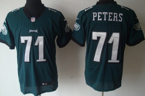 Nike Philadelphia Eagles #71 Jason Peters Dark Green Elite Jersey  Nike Philadelphia Eagles #71 Jason Peters Dark Green Elite Jersey