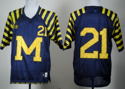 Michigan Wolverines #21 Desmond Howard Navy Blue Under The Lights Jersey Michigan Wolverines #21 Desmond Howard Navy Blue Under The Lights Jersey