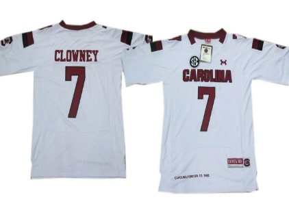 South Carolina Gamecocks #7 Jadeveon Clowney 2013 White Kids Jersey  South Carolina Gamecocks #7 Jadeveon Clowney 2013 White Kids Jersey