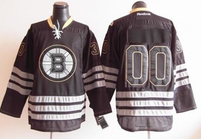 Boston Bruins Mens Customized 2012 Black Ice Jersey  Boston Bruins Mens Customized 2012 Black Ice Jersey