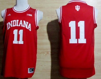 Indiana Hoosiers #11 Isiah Thomas Red Big 10 Patch Jersey Indiana Hoosiers #11 Isiah Thomas Red Big 10 Patch Jersey