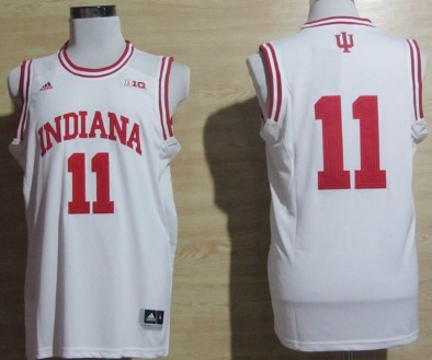 Indiana Hoosiers #11 Isiah Thomas White Big 10 Patch Jersey Indiana Hoosiers #11 Isiah Thomas White Big 10 Patch Jersey