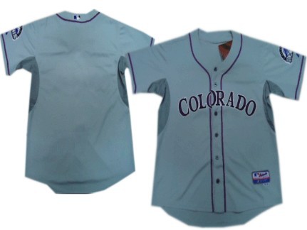 Men's Colorado Rockies Customized 2012 Gray Jersey Men's Colorado Rockies Customized 2012 Gray Jersey