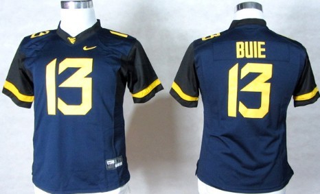 West Virginia Mountaineers #13 Andrew Buie 2013 Navy Blue Womens Jersey West Virginia Mountaineers #13 Andrew Buie 2013 Navy Blue Womens Jersey