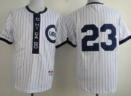 Chicago Cubs #23 Ryne Sandberg 1909 White Pullover Jersey Chicago Cubs #23 Ryne Sandberg 1909 White Pullover Jersey