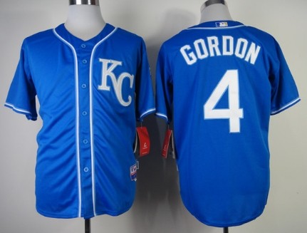 Kansas City Royals #4 Alex Gordon 2014 Blue Jersey  Kansas City Royals #4 Alex Gordon 2014 Blue Jersey