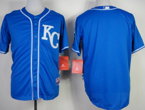 Kansas City Royals Blank 2014 Blue Jersey  Kansas City Royals Blank 2014 Blue Jersey