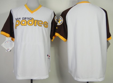 San Diego Padres Blank 1978 White Jersey  San Diego Padres Blank 1978 White Jersey