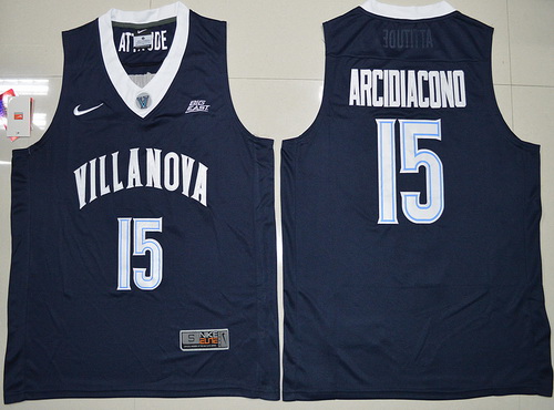 Men's Villanova Wildcats #15 Ryan Arcidiacono Navy Blue Nike College Basketball Swingman Jersey Men's Villanova Wildcats #15 Ryan Arcidiacono Navy Blue Nike College Basketball Swingman Jersey