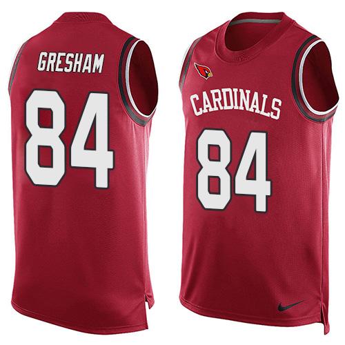 Men's Arizona Cardinals #84 Jermaine Gresham Red Hot Pressing Player Name & Number Nike NFL Tank Top Jersey