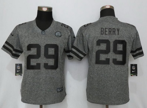 Women's Kansas City Chiefs #29 Eric Berry Gray Gridiron Stitched NFL Nike Limited Jersey Women's Kansas City Chiefs #29 Eric Berry Gray Gridiron Stitched NFL Nike Limited Jersey