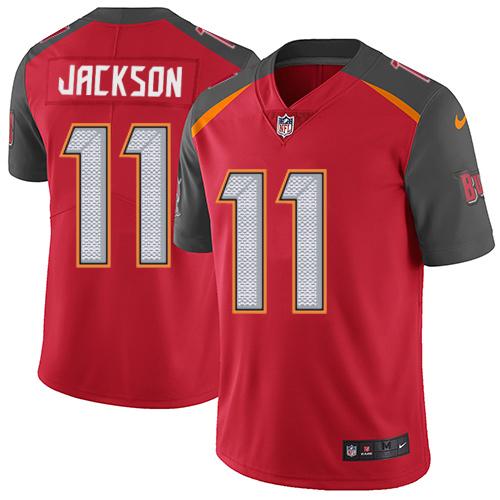 Men's Nike Buccaneers #11 DeSean Jackson Red Team Color Stitched NFL Vapor Untouchable Limited Jersey Men's Nike Buccaneers #11 DeSean Jackson Red Team Color Stitched NFL Vapor Untouchable Limited Jersey