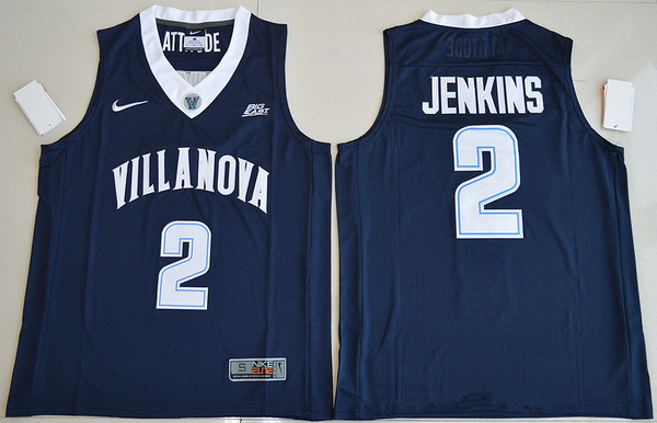 Men's Villanova Wildcats #2 Kris Jenkins Navy Blue College Basketball Nike Swingman Stitched NCAA Jersey Men's Villanova Wildcats #2 Kris Jenkins Navy Blue College Basketball Nike Swingman Stitched NCAA Jersey