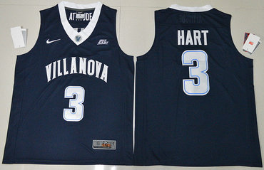 Men's Villanova Wildcats #3 Josh Hart Navy Blue College Basketball Stitched Nike Swingman Jersey Men's Villanova Wildcats #3 Josh Hart Navy Blue College Basketball Stitched Nike Swingman Jersey