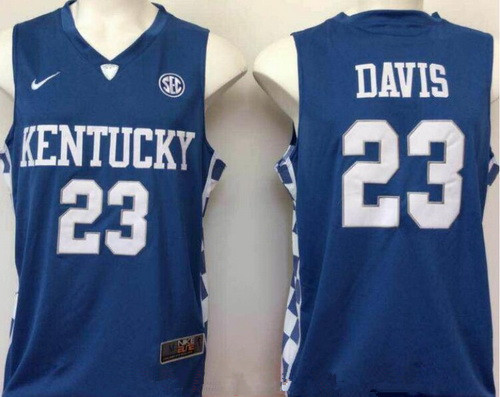 Men's Kentucky Wildcats #23 Anthony Davis Royal Blue College Basketball 2017 Nike Swingman Stitched NCAA Jersey Men's Kentucky Wildcats #23 Anthony Davis Royal Blue College Basketball 2017 Nike Swingman Stitched NCAA Jersey