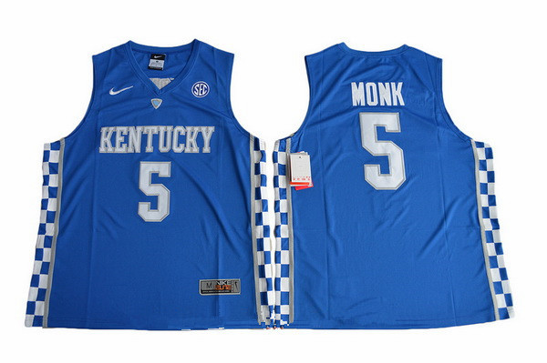 Men's Kentucky Wildcats #5 Malik Monk Royal Blue College Basketball 2017 Nike Swingman Stitched NCAA Jersey Men's Kentucky Wildcats #5 Malik Monk Royal Blue College Basketball 2017 Nike Swingman Stitched NCAA Jersey