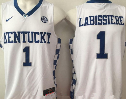 Men's Kentucky Wildcats #1 Skal Labissiere White College Basketball 2017 Nike Swingman Stitched NCAA Jersey Men's Kentucky Wildcats #1 Skal Labissiere White College Basketball 2017 Nike Swingman Stitched NCAA Jersey