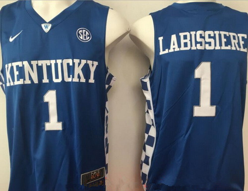 Men's Kentucky Wildcats #1 Skal Labissiere Royal Blue College Basketball 2017 Nike Swingman Stitched NCAA Jersey Men's Kentucky Wildcats #1 Skal Labissiere Royal Blue College Basketball 2017 Nike Swingman Stitched NCAA Jersey