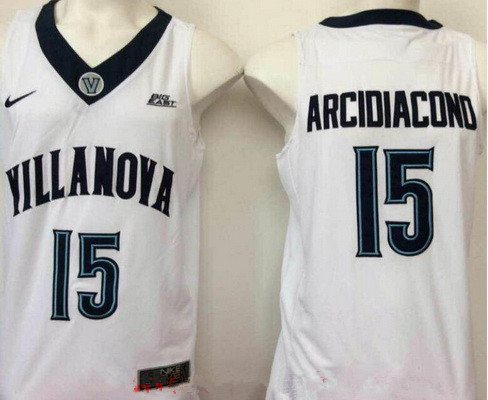 Men's Villanova Wildcats #15 Ryan Arcidiacono White College Basketball Nike Swingman Stitched NCAA Jersey Men's Villanova Wildcats #15 Ryan Arcidiacono White College Basketball Nike Swingman Stitched NCAA Jersey