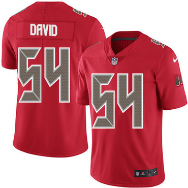 Nike Tampa Bay Buccaneers #54 Lavonte David Red Men's Stitched NFL Limited Rush Jersey Nike Tampa Bay Buccaneers #54 Lavonte David Red Men's Stitched NFL Limited Rush Jersey