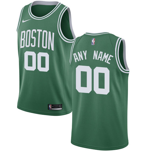 Youth Customized Boston Celtics Swingman Green Nike NBA Icon Edition Jersey Youth Customized Boston Celtics Swingman Green Nike NBA Icon Edition Jersey