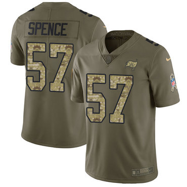 Nike Buccaneers #57 Noah Spence Olive Camo Men's Stitched NFL Limited 2017 Salute To Service Jersey Nike Buccaneers #57 Noah Spence Olive Camo Men's Stitched NFL Limited 2017 Salute To Service Jersey