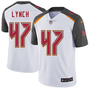 Nike Buccaneers #47 John Lynch White Men's Stitched NFL Vapor Untouchable Limited Jersey Nike Buccaneers #47 John Lynch White Men's Stitched NFL Vapor Untouchable Limited Jersey