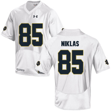 Notre Dame Fighting Irish 85 Troy Niklas White College Football Jersey Notre Dame Fighting Irish 85 Troy Niklas White College Football Jersey
