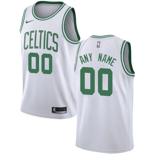Men's Nike Boston Celtics Customized Authentic White NBA Association Edition Jersey Men's Nike Boston Celtics Customized Authentic White NBA Association Edition Jersey
