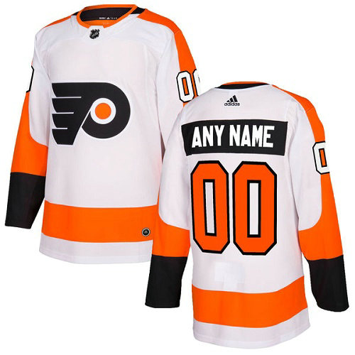 Women's Adidas Philadelphia Flyers Customized Authentic White Away NHL Jersey Women's Adidas Philadelphia Flyers Customized Authentic White Away NHL Jersey
